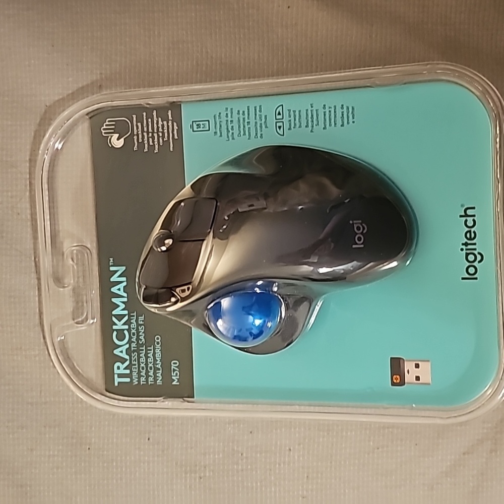 Logitech Trackman Wireless Trackball Mouse